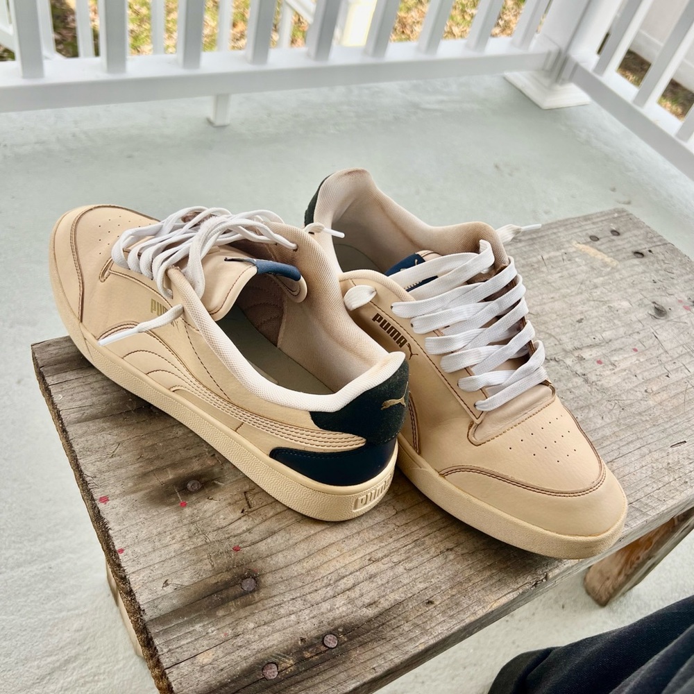 CUSTOM COFFEE-DYED PUMAS - BEAUTIFUL